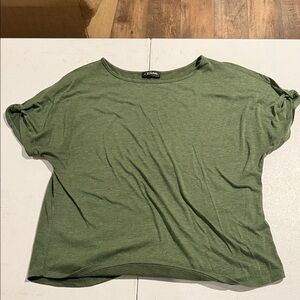 Olive Green Short Sleeve Tee by